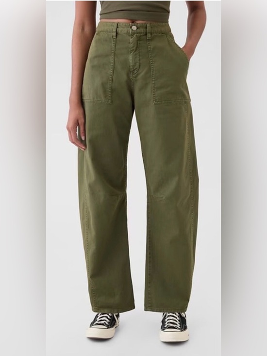 GAP Pants - Gap Olive Green Barrel Utility Pants